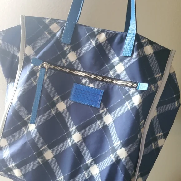 Marc By Marc Jacobs Skipper Blue Multi Nylon Tote Bag. - Picture 10 of 16